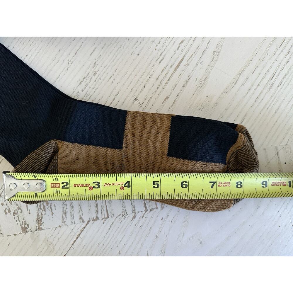 Compression Socks Black Knee High 6 Pairs